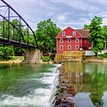 Across War Eagle Creek Waterfall